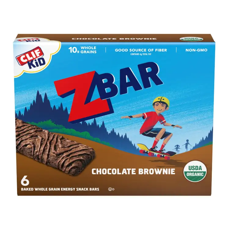 Clif Kid ZBar Chocolate Brownie 6 Pack