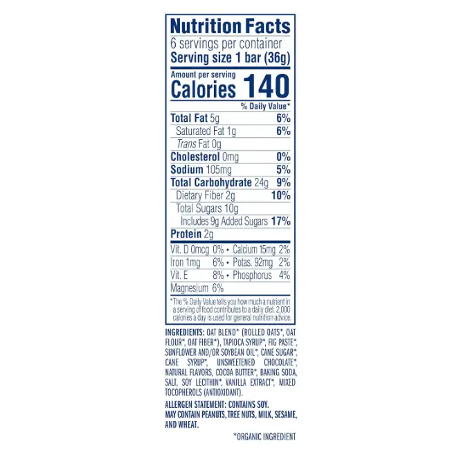 Clif Kid ZBar Chocolate Chip 6 Pack