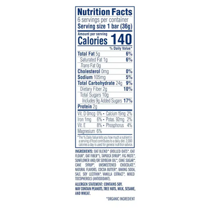 Clif Kid ZBar Chocolate Chip 6 Pack