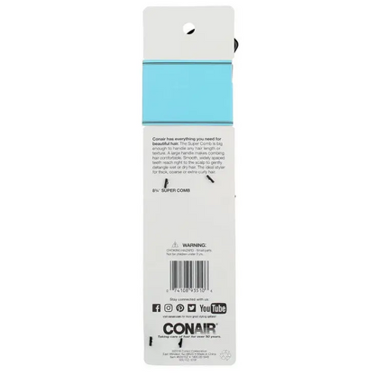 Conair Hard Rubber Super Comb