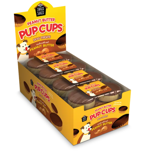 Cosmo’s Snack Shack Pet Treats Peanut Butter Pup Cup 16 Count (00552)