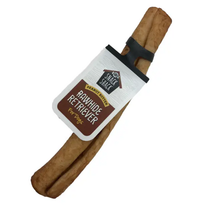 Cosmo’s Snack Shack Pet Treats Peanut Butter Rawhide Roll 30 Count