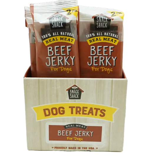 Cosmo’s Snack Shack Pet Treats Real Meat Beef Jerky 18 Count