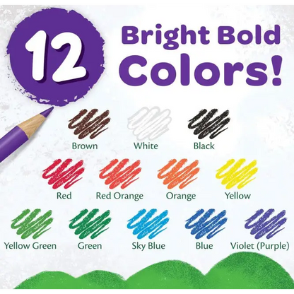 Crayola Long Colored Pencils 12 Count