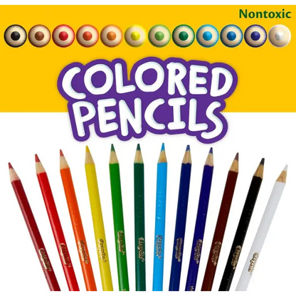 Crayola Long Colored Pencils 12 Count