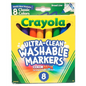 Crayola Washable Markers Broad 8 Count