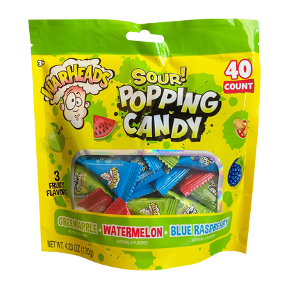 Candyrific Warheads Popping Candy Bag (40 count bag) (27772)