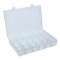 Durham Large Plastic Compartment Box Adjustable with 20 Dividers