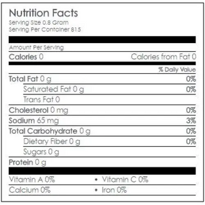 Nutritional Information