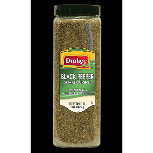 Durkee Black Pepper Shaker Grind, 16 oz