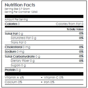 Nutritional Information 