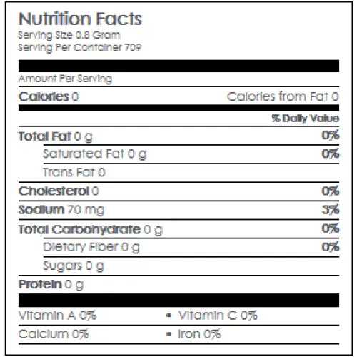 Nutritional Information