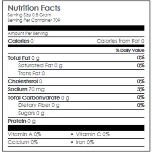 Nutritional Information