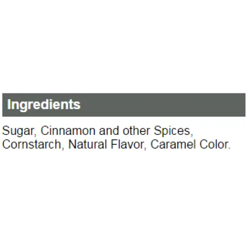 Durkee Cinnamon Maple Sprinkle 30 oz. - Spices and Herbs