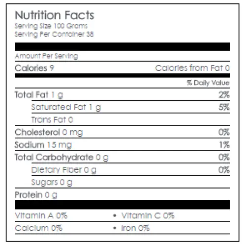 Nutritional Information