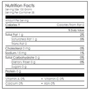 Nutritional Information