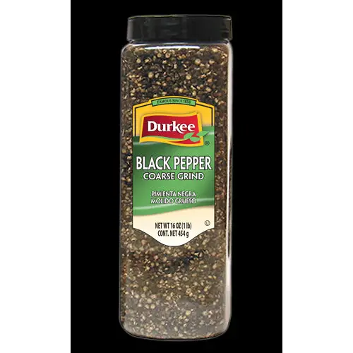 Durkee Coarse Ground Black Pepper, 16 oz