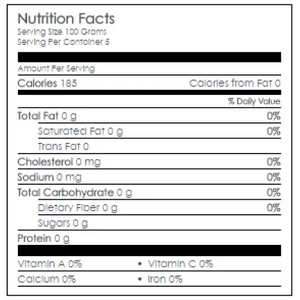 Nutritional Information