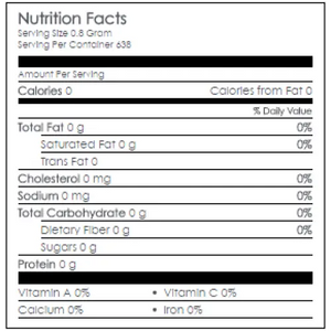 Nutritional Information