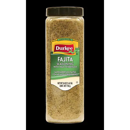 Durkee Fajita Season w/ Meat Tenderizer, 26 oz