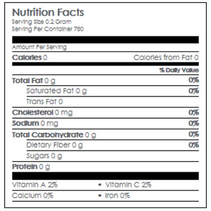 Nutritional Information