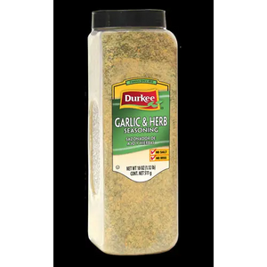 Durkee Garlic and Herb Seasoning, Salt Free 18 oz