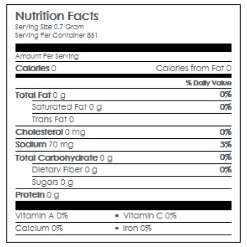 Nutritional Information