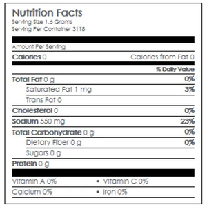 Nutritional Information