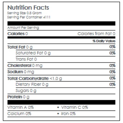 Nutritional Information