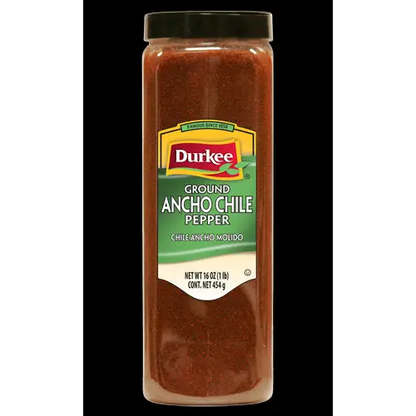 Durkee Ground Ancho Chile Pepper, 16 oz