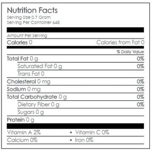 Nutritional Information