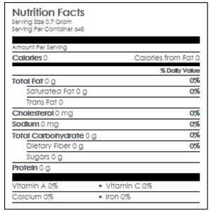 Nurtitional Information