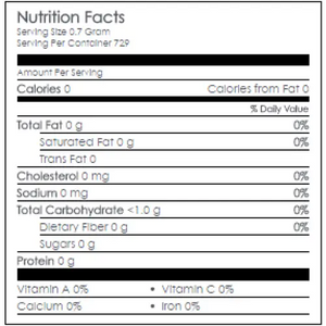 Nutritional Information