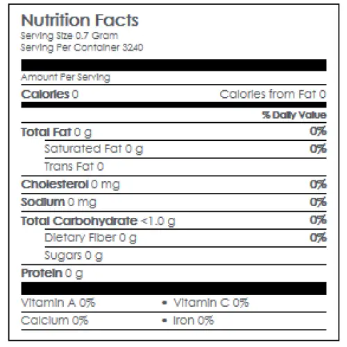 Nutritional Information