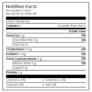 Nutritional Information