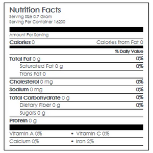 Nutritional Information