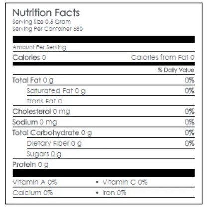 Nutritional Information