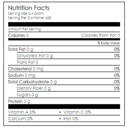 Nutritional Information