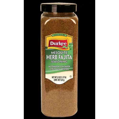 Durkee Mesquite Herb & Fajita Season, 22 oz