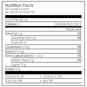 Nutritional Information