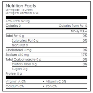 Nutritional Information