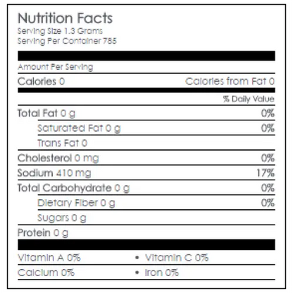 Nutritional Information
