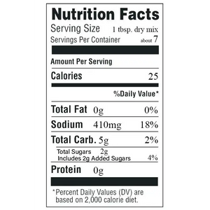 Nutritional Information