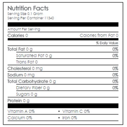 Nutritional Information