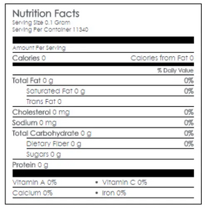 Nutritional Information