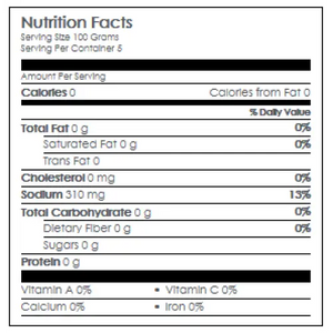 Nutritional Information