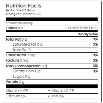 Nutritional Information
