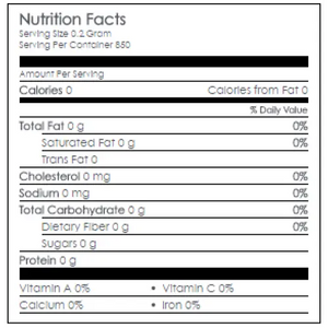 Nutritional Information