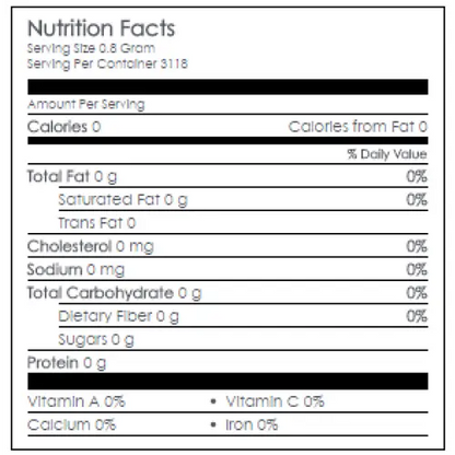 Nutritional Information