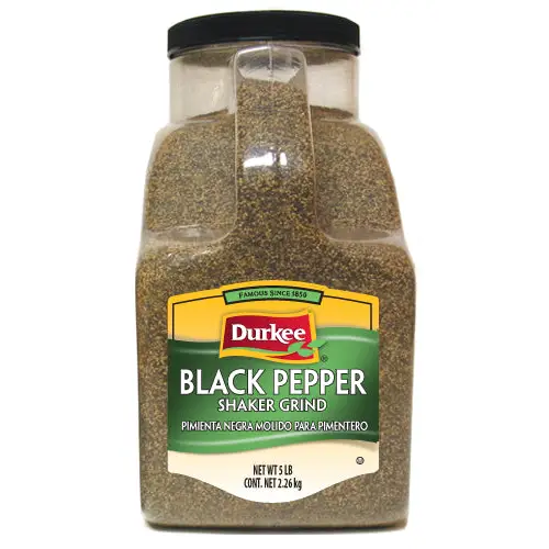 Durkee Pepper, Black Shaker Grind 5 lbs